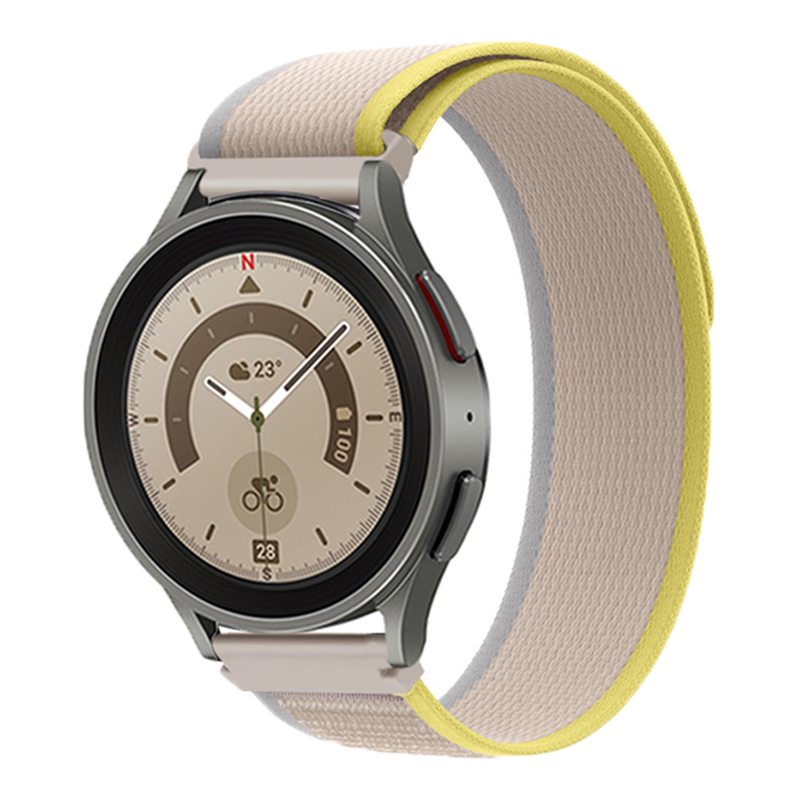 Bracelet Boucle Trail en nylon Huawei Watch GT- jaune beige
