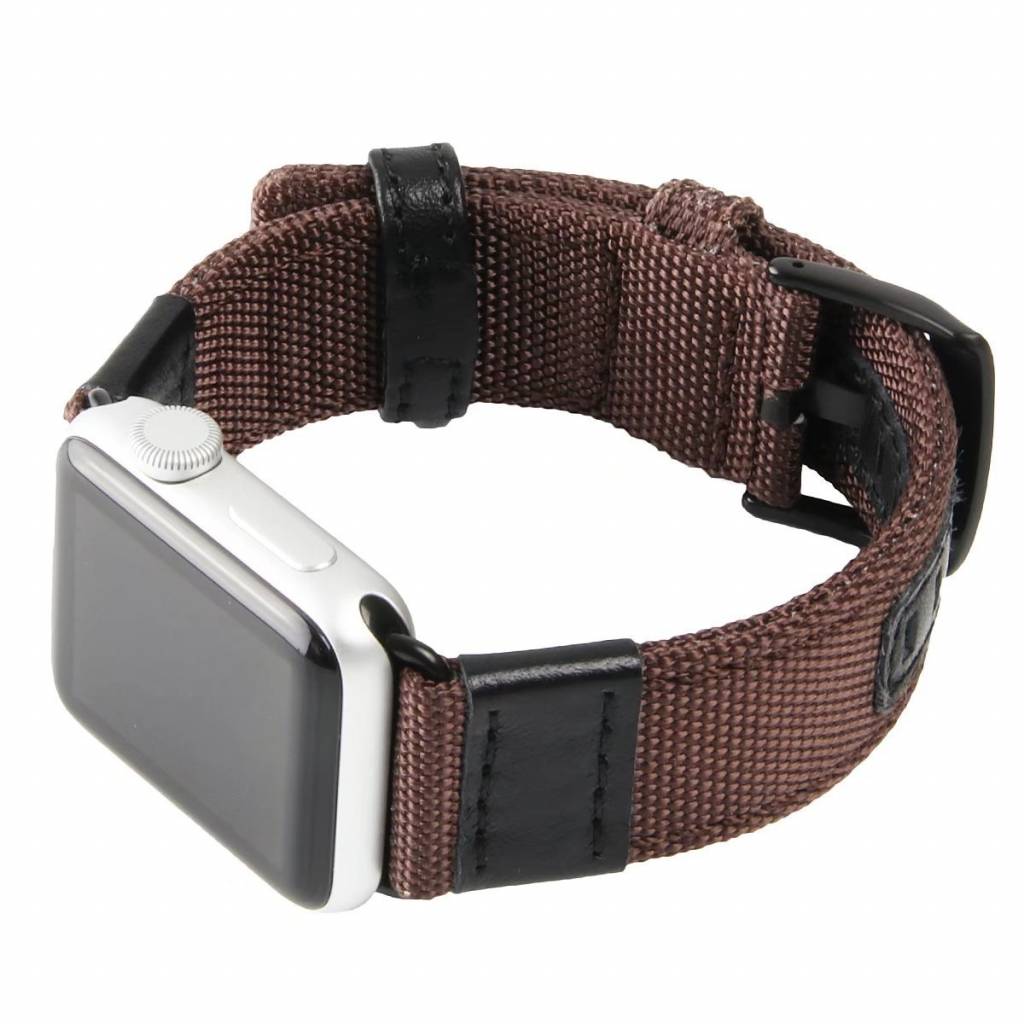 Bracelet nylon militaire Apple Watch - marron