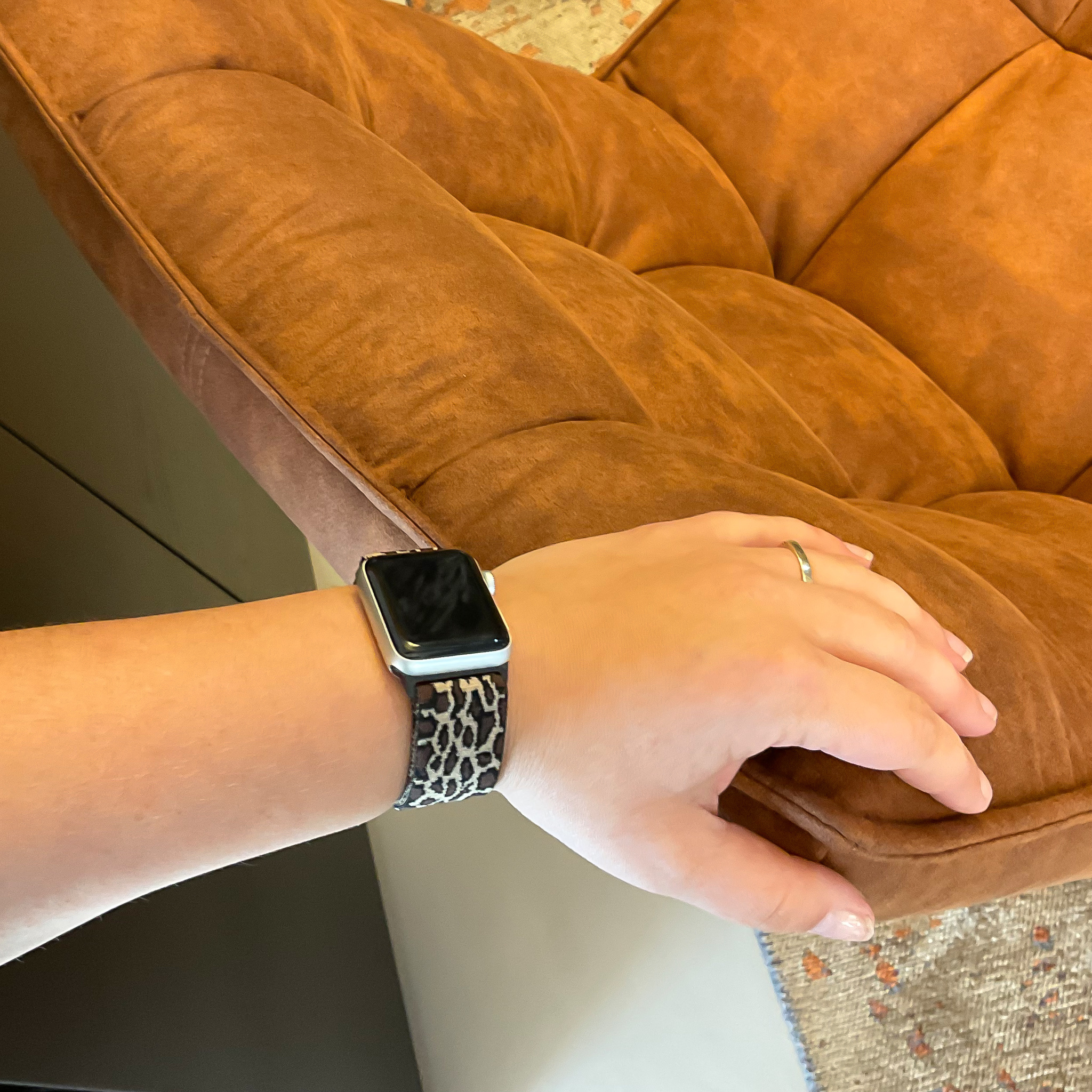 Bracelet nylon solo Apple Watch - léopard