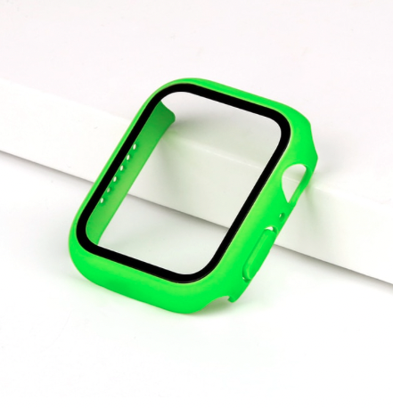Étui rigide Apple Watch - vert fluorescent