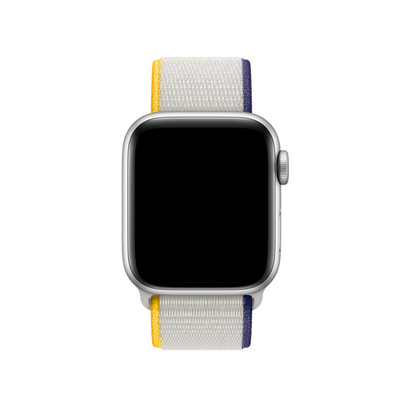 Bracelet boucle sport en nylon Apple Watch - sel de mer