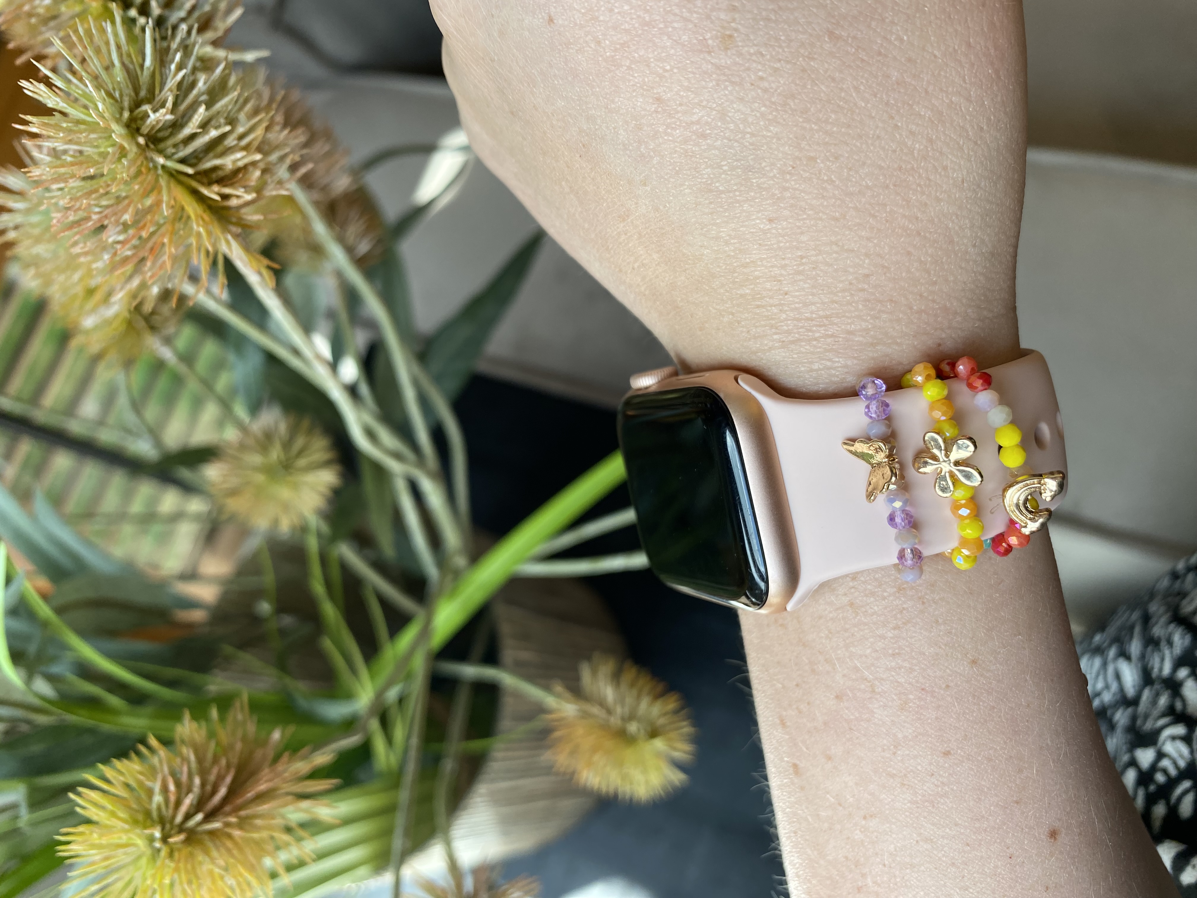 Bijoux Apple Watch - arc-en-ciel multicolore