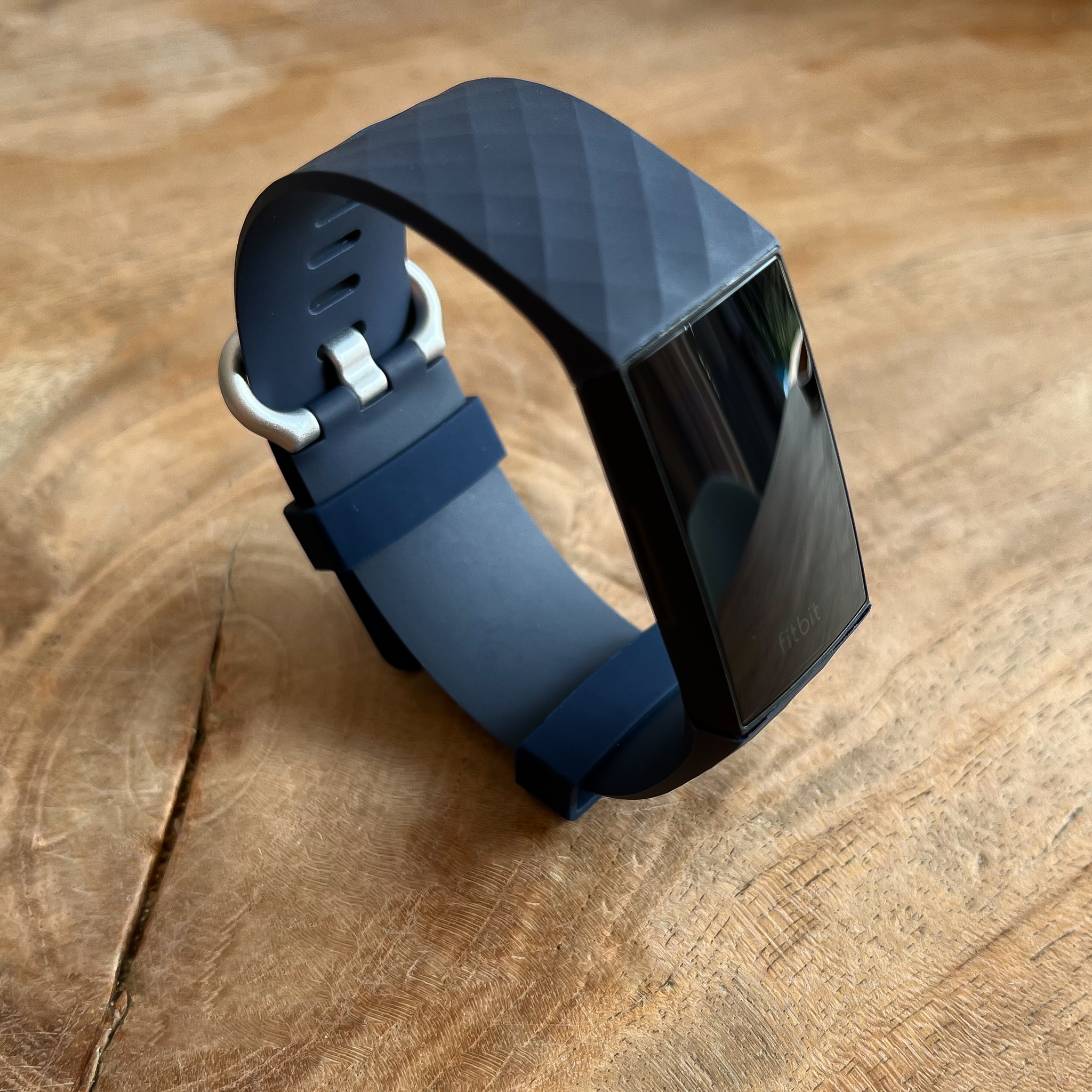 Bracelet sport gaufré Fitbit Charge 3 & 4 - bleu foncé
