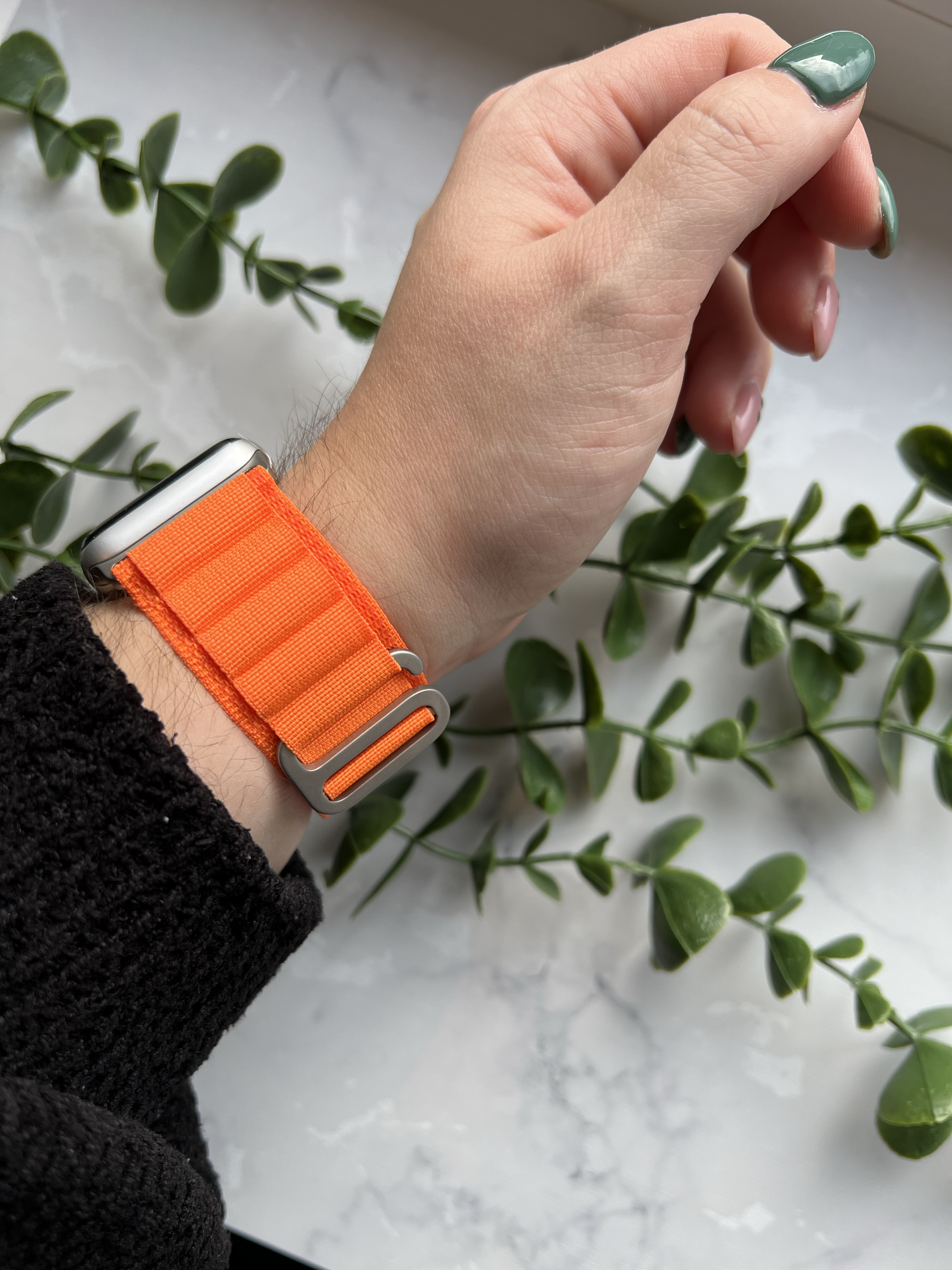 Bracelet Alpine en nylon Apple Watch - orange
