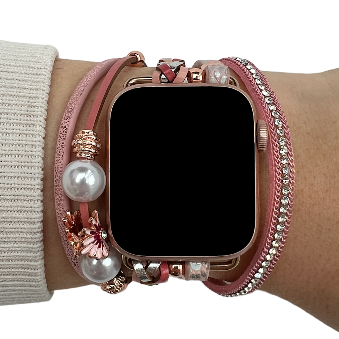 Bracelet à bijoux Apple Watch – Liz rose