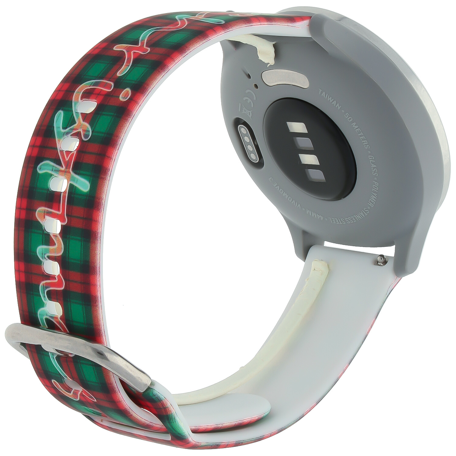 Bracelet sport imprimé Samsung Galaxy Watch - écossais de Noël
