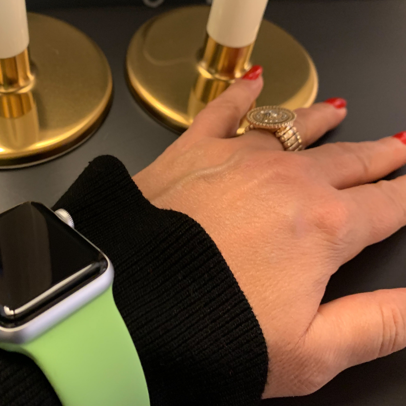 Bracelet sport Apple Watch - menthe vert