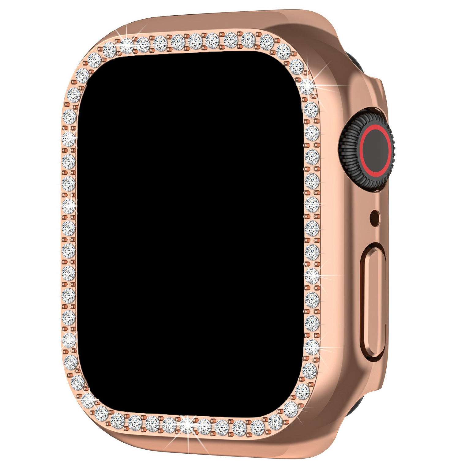 Étui diamant Apple Watch - or rose