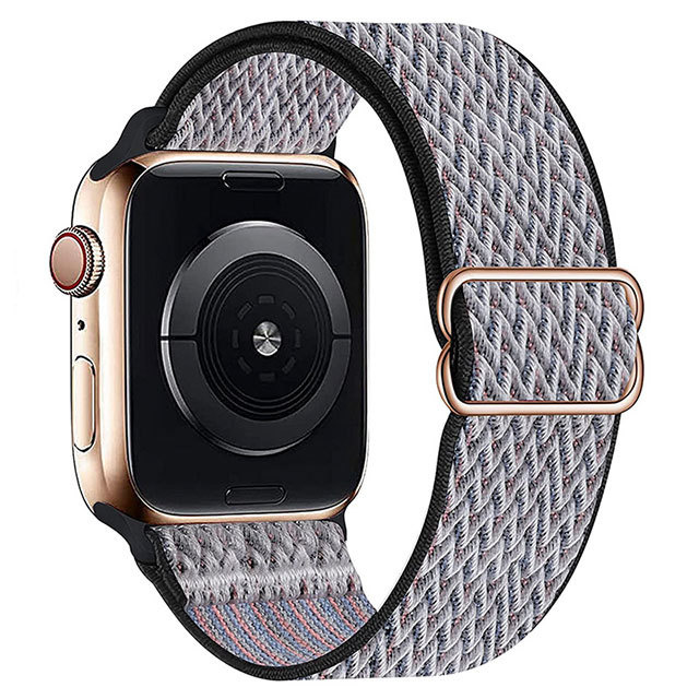 Bracelet nylon solo Apple Watch - heartbeat blue