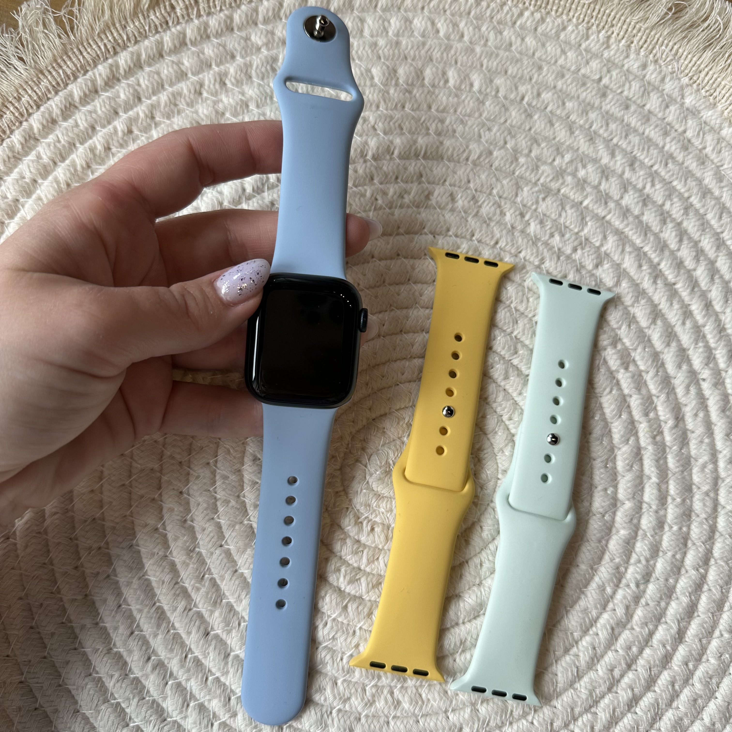 Bracelet sport Apple Watch - menthe douce