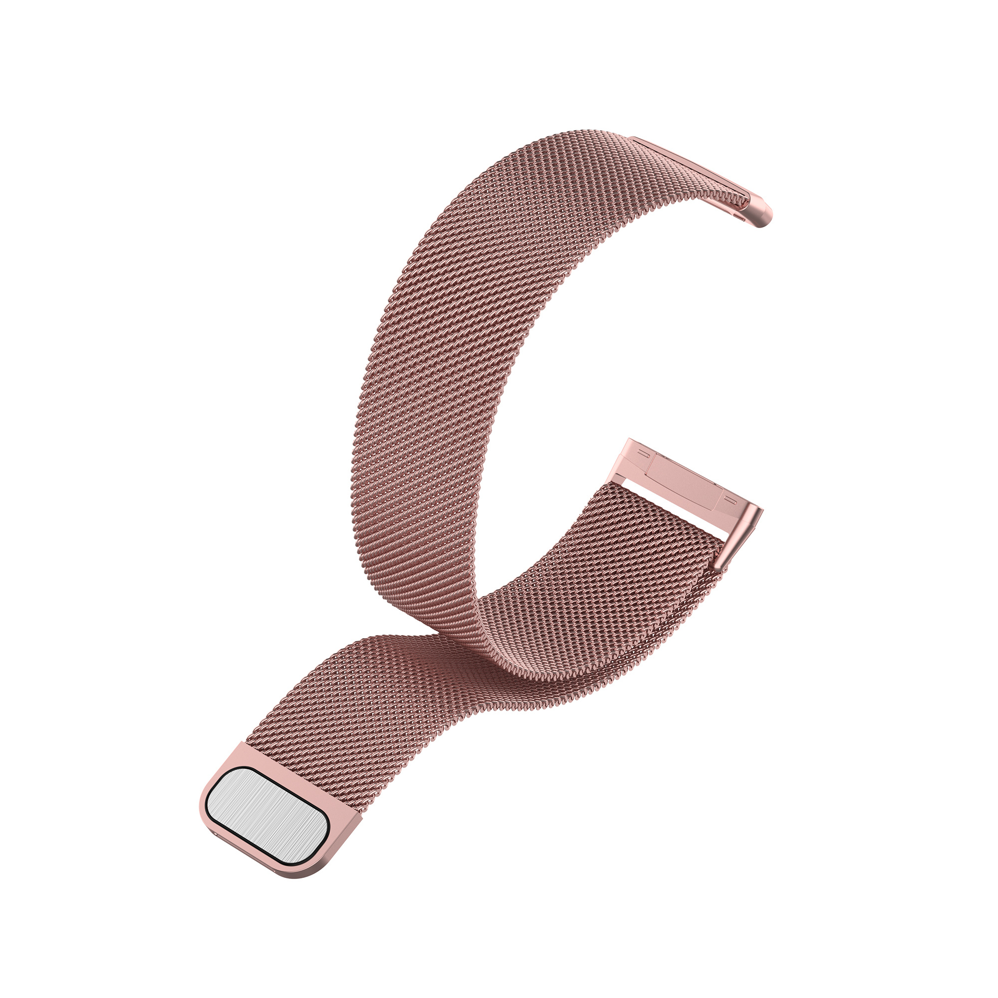 Bracelet milanais Fitbit Versa 3 / Sense - rose rouge