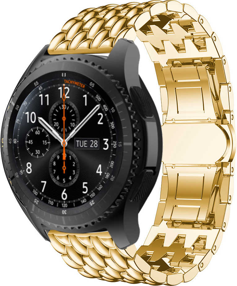 Bracelet acier dragon Huawei Watch GT - or