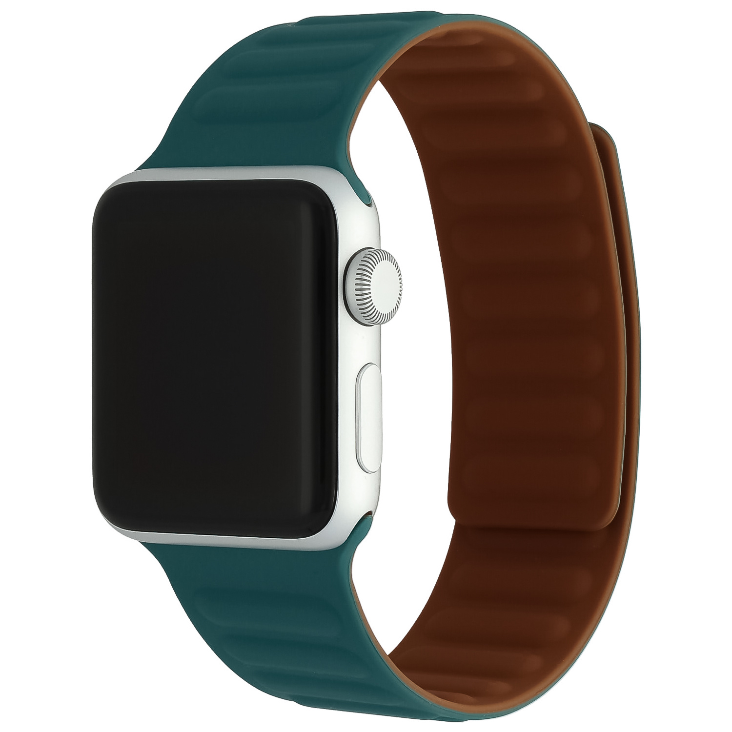 Bracelet sport solo côtelé Apple Watch - malachite green