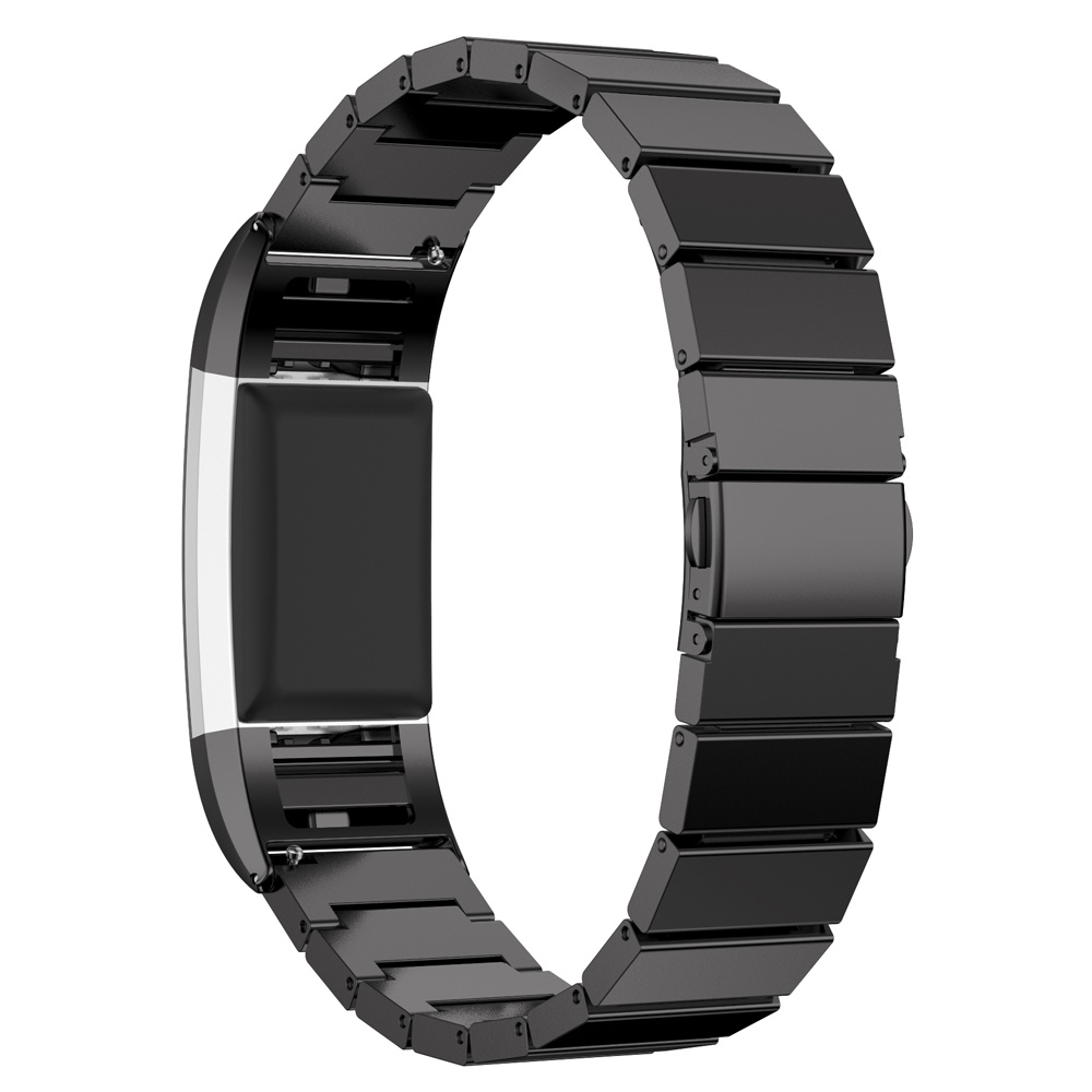 Bracelet acier maillons Fitbit Charge 2 - noir