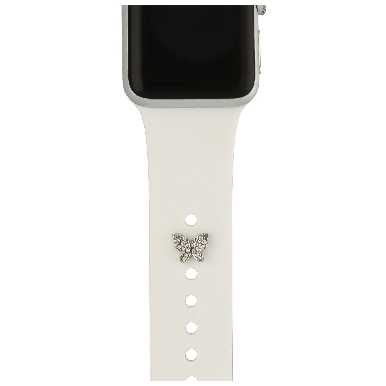 Bijoux Apple Watch - pierres papillon argent