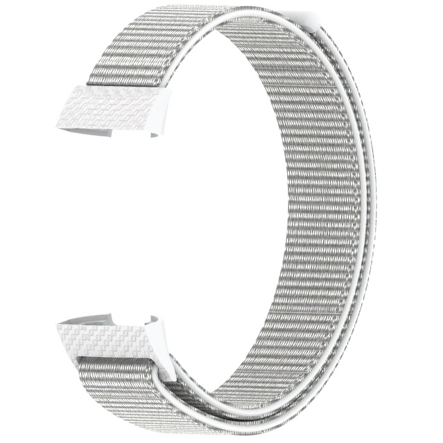 Bracelet boucle sport en nylon Fitbit Charge 3 & 4 - coquillage
