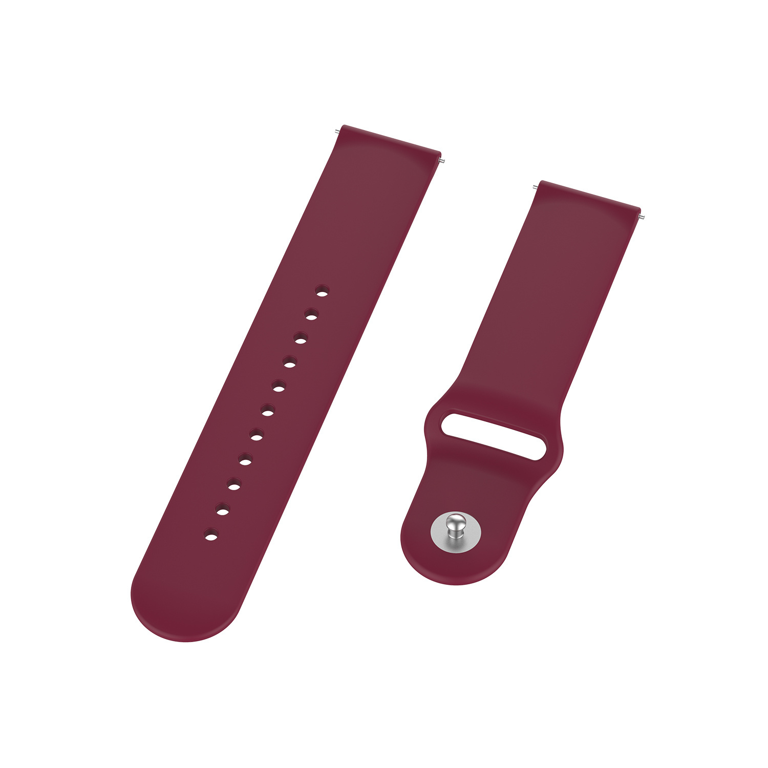 Bracelet sport en silicone Samsung Galaxy Watch - rouge vin