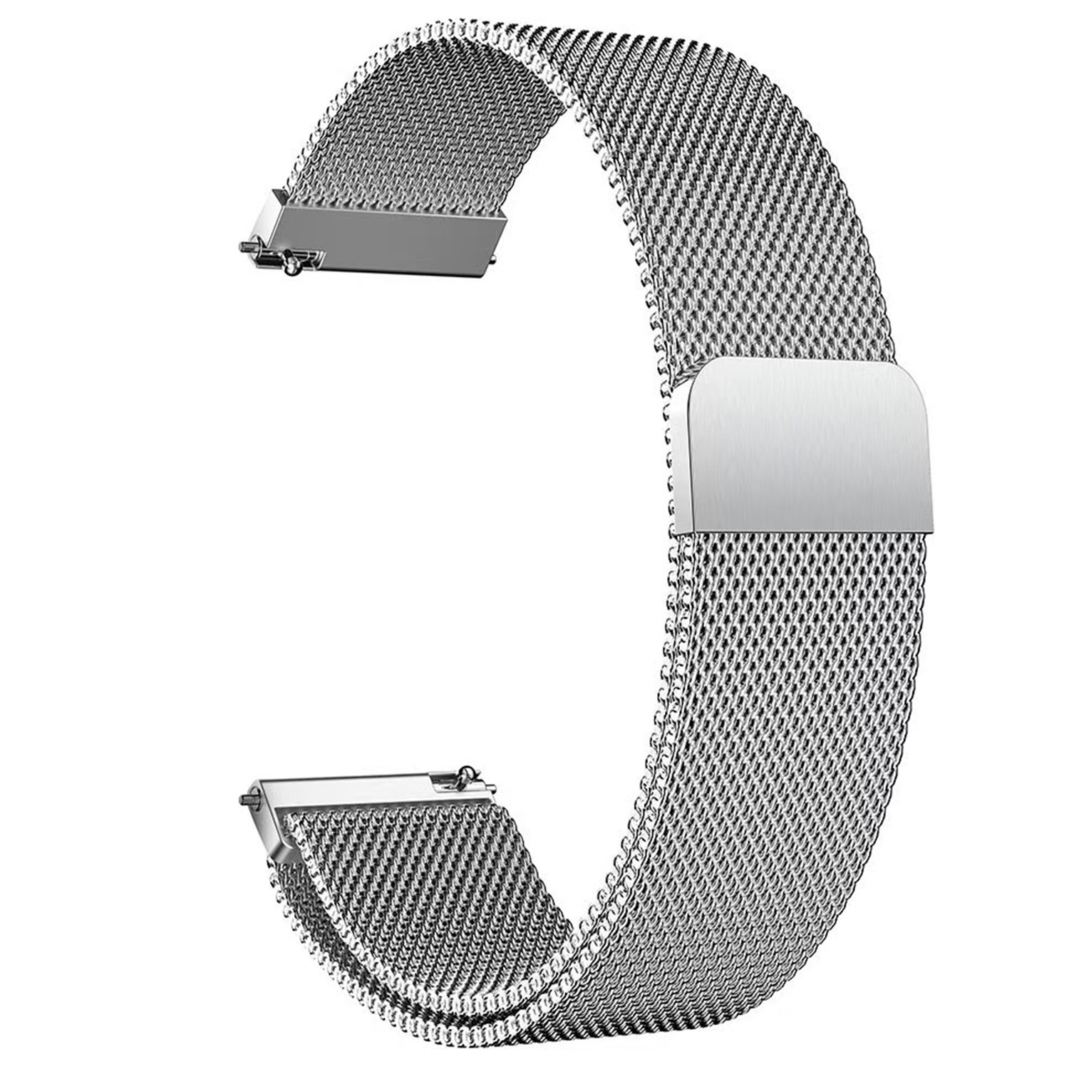 Bracelet milanais magnétique Samsung Galaxy Watch Ultra - argent