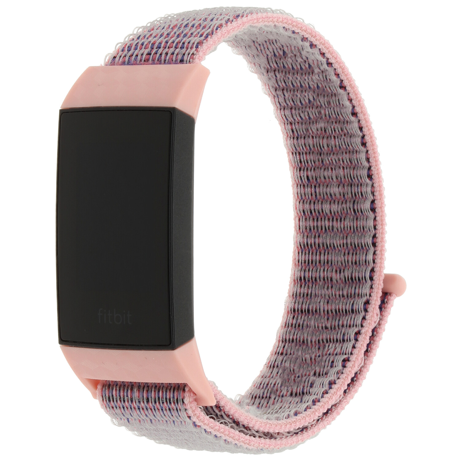 Bracelet boucle sport en nylon Fitbit Charge 3 & 4 - sable rose