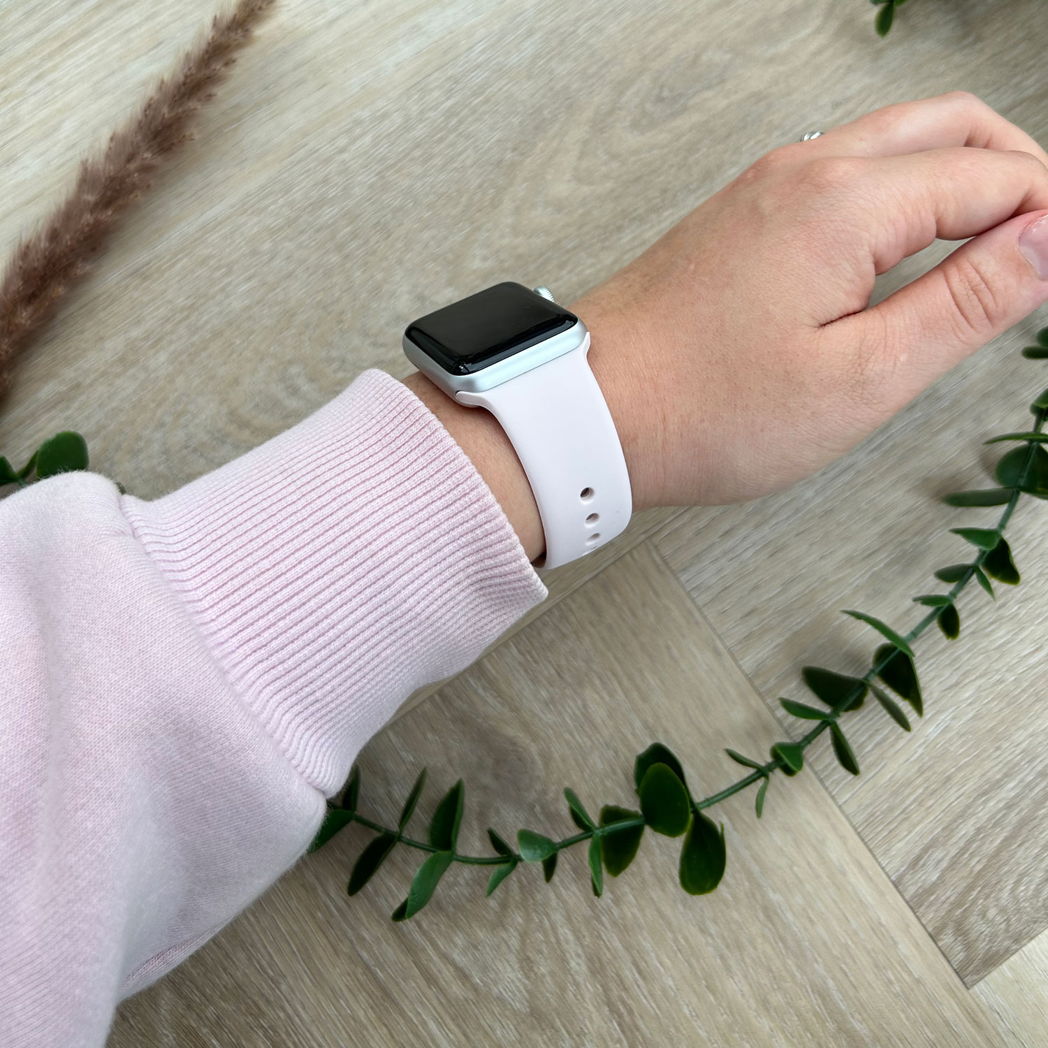 Bracelet sport Apple Watch - rose pâle