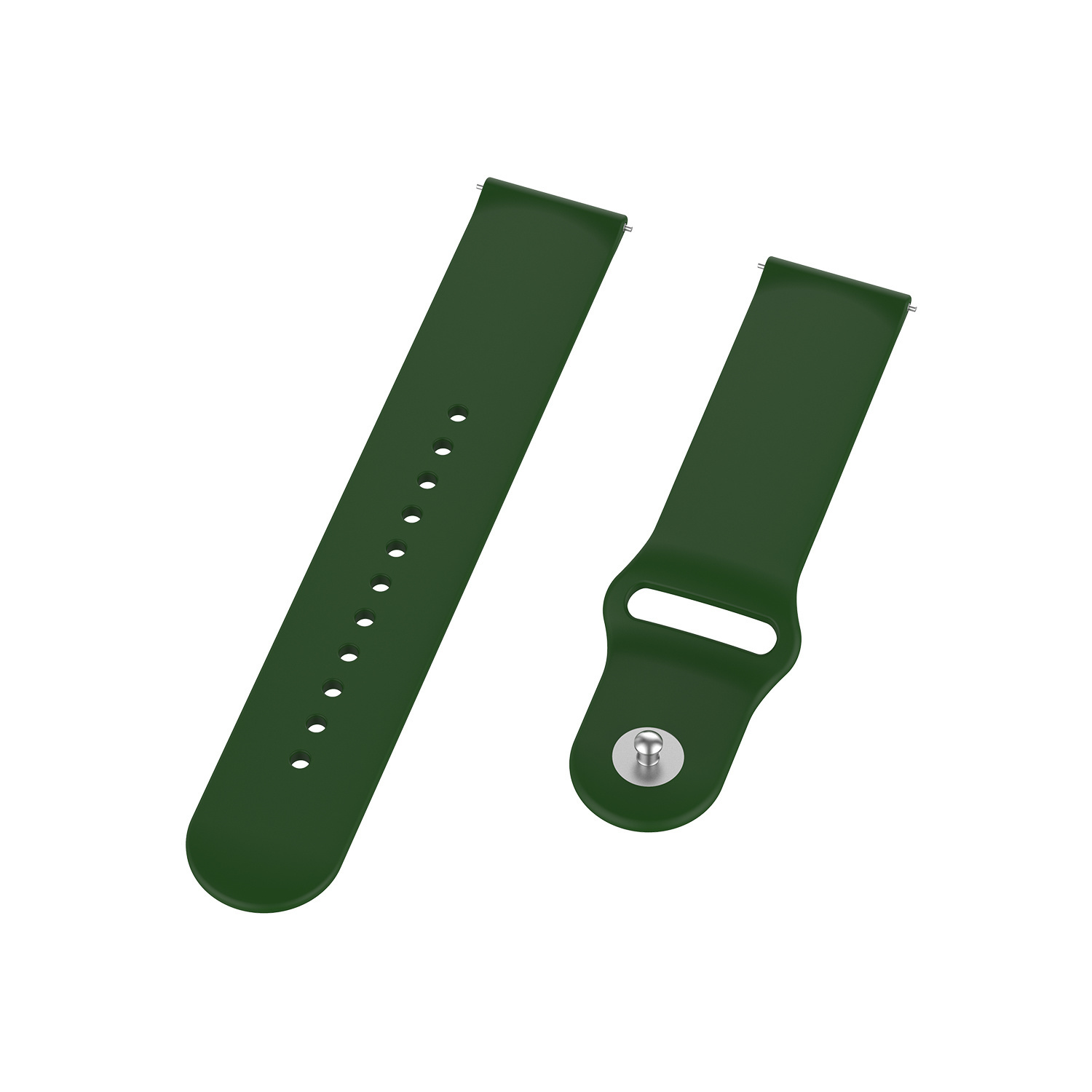 Bracelet sport en silicone Samsung Galaxy Watch - vert armée