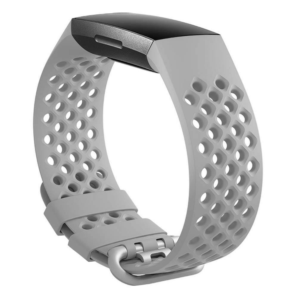 Bracelet sport point Fitbit Charge 3 & 4 - gris