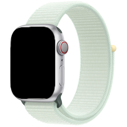 Bracelet boucle sport en nylon Apple Watch - menthe douce