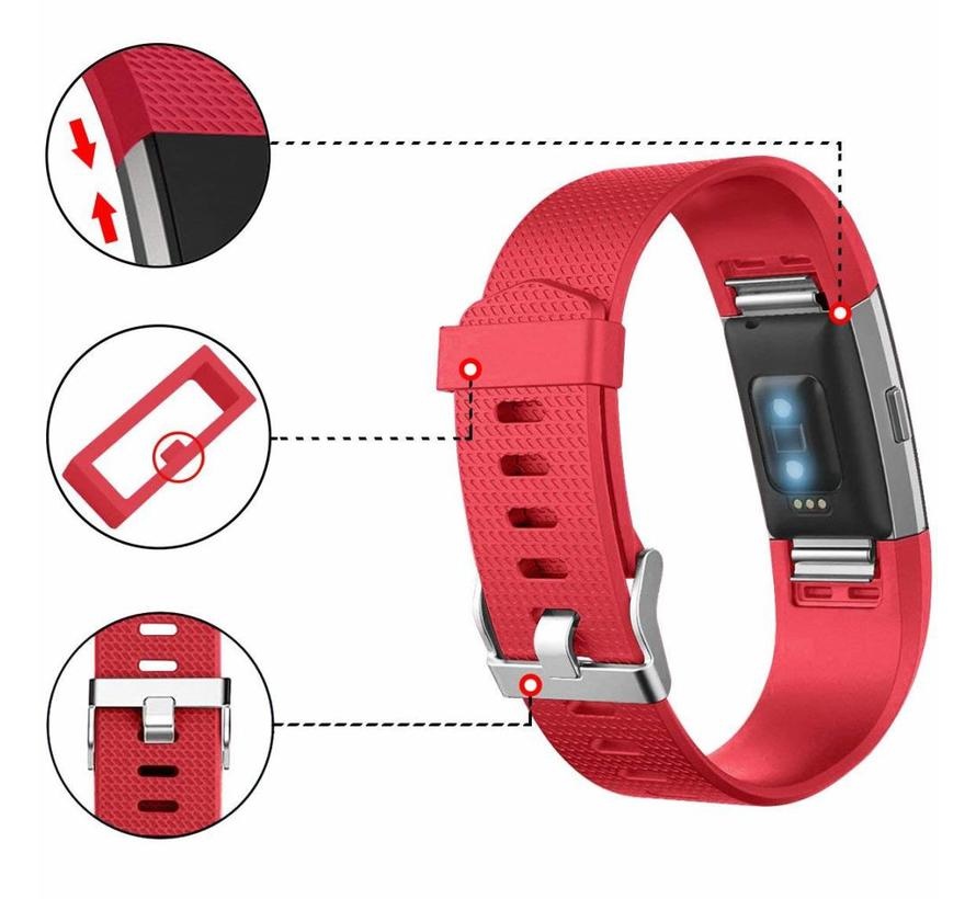 Bracelet sport Fitbit Charge 2 - rouge