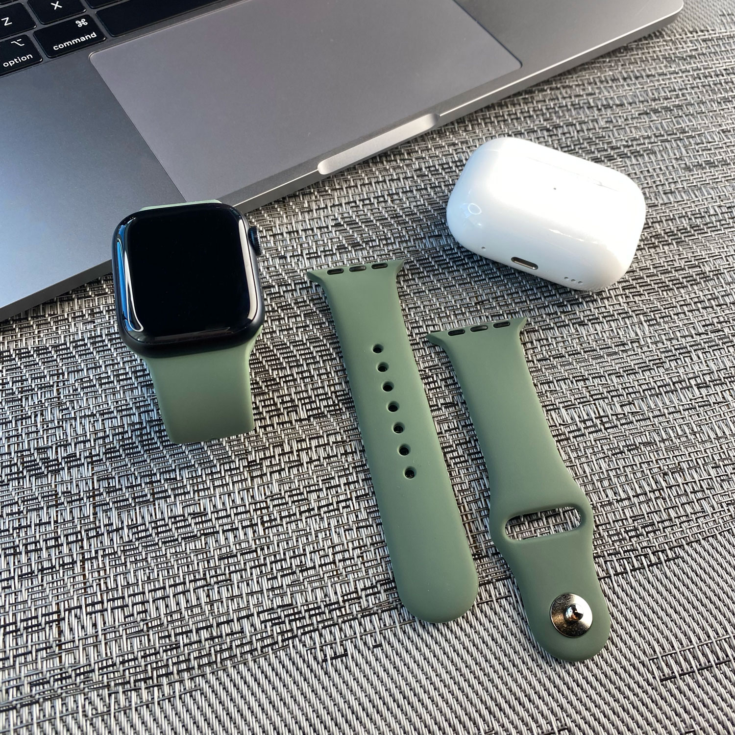 Bracelet sport Apple Watch - olive