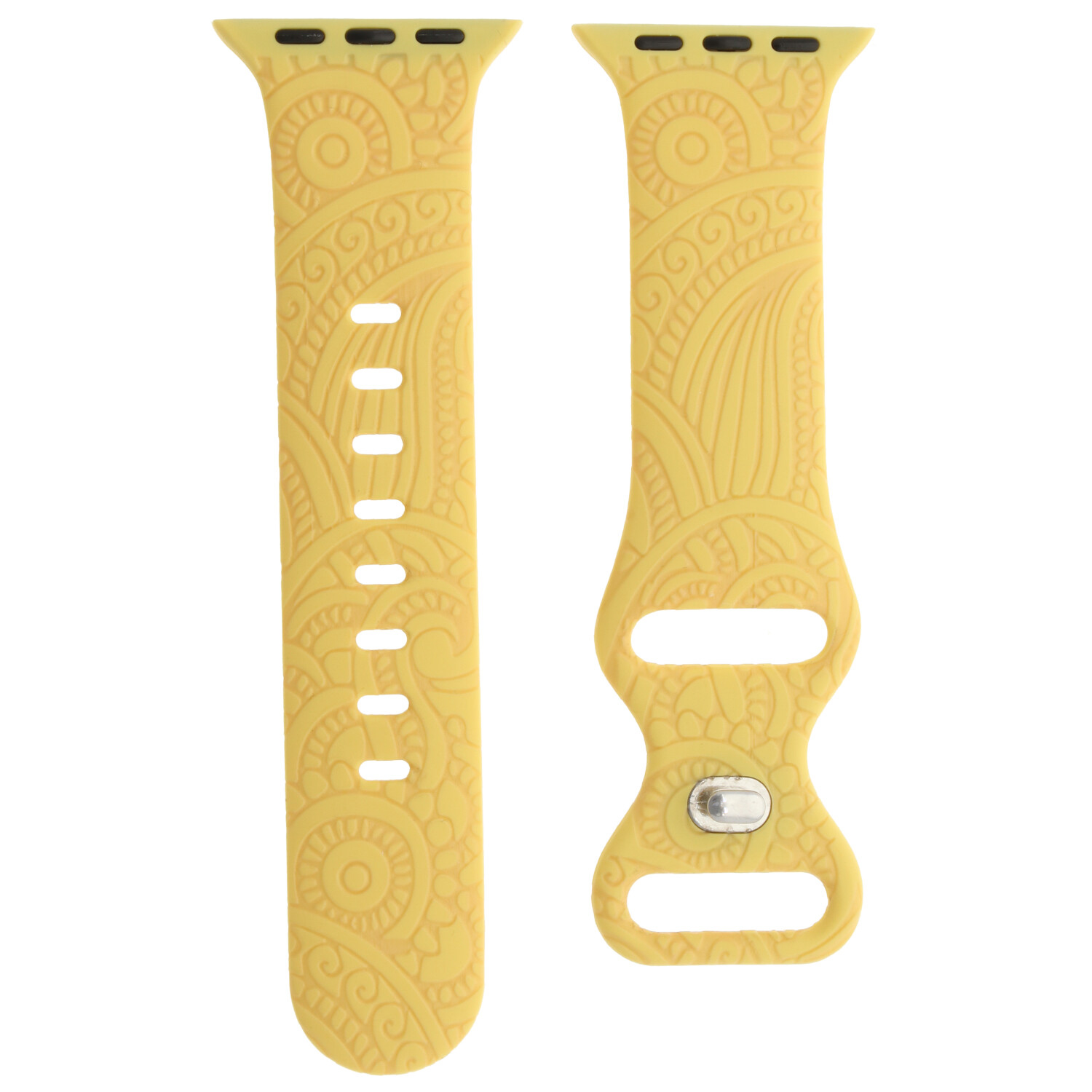 Bracelet sport imprimé Apple Watch - Ibiza jaune