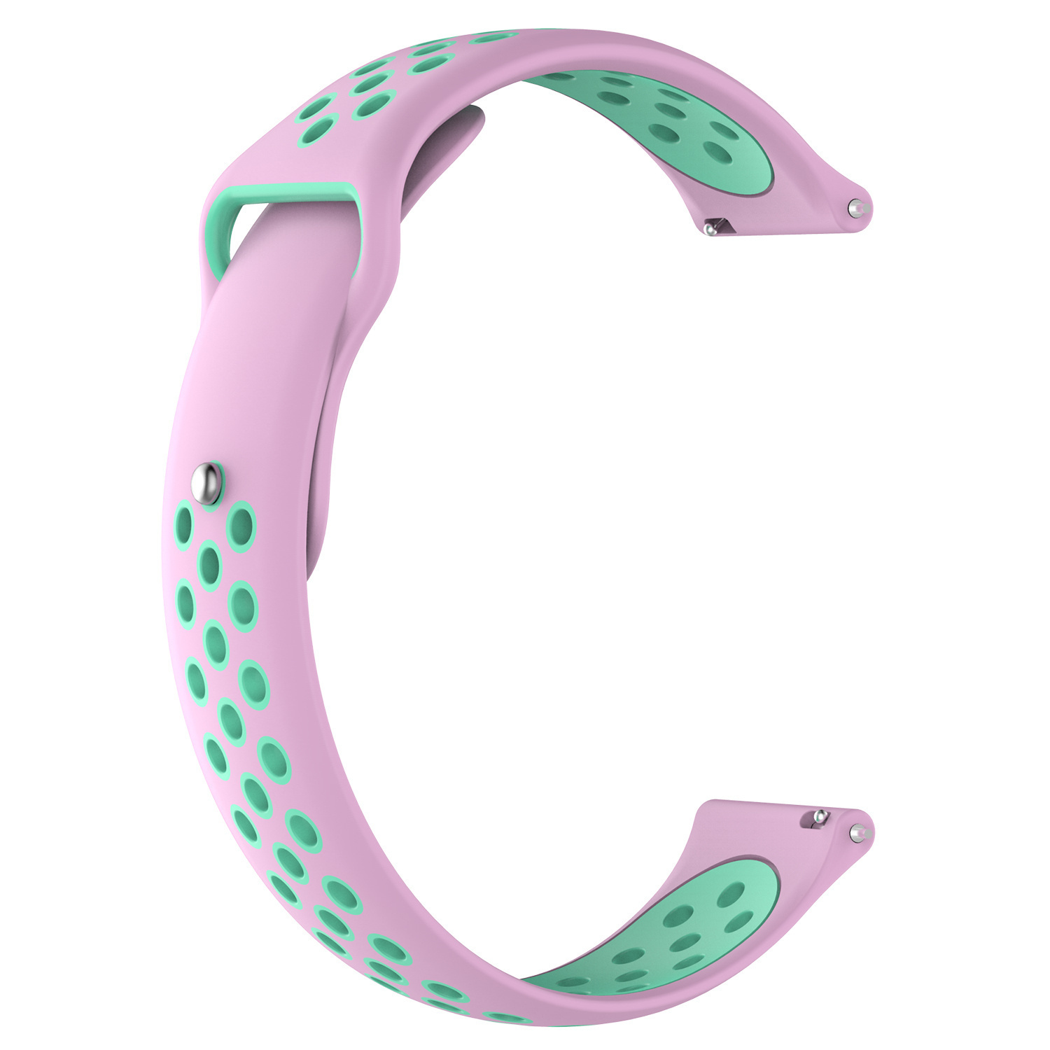 Bracelet sport double Polar Vantage M / Grit X - rose sarcelle