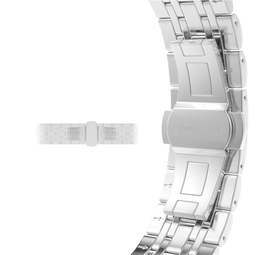 Bracelet acier inoxydable Apple Watch - argent or