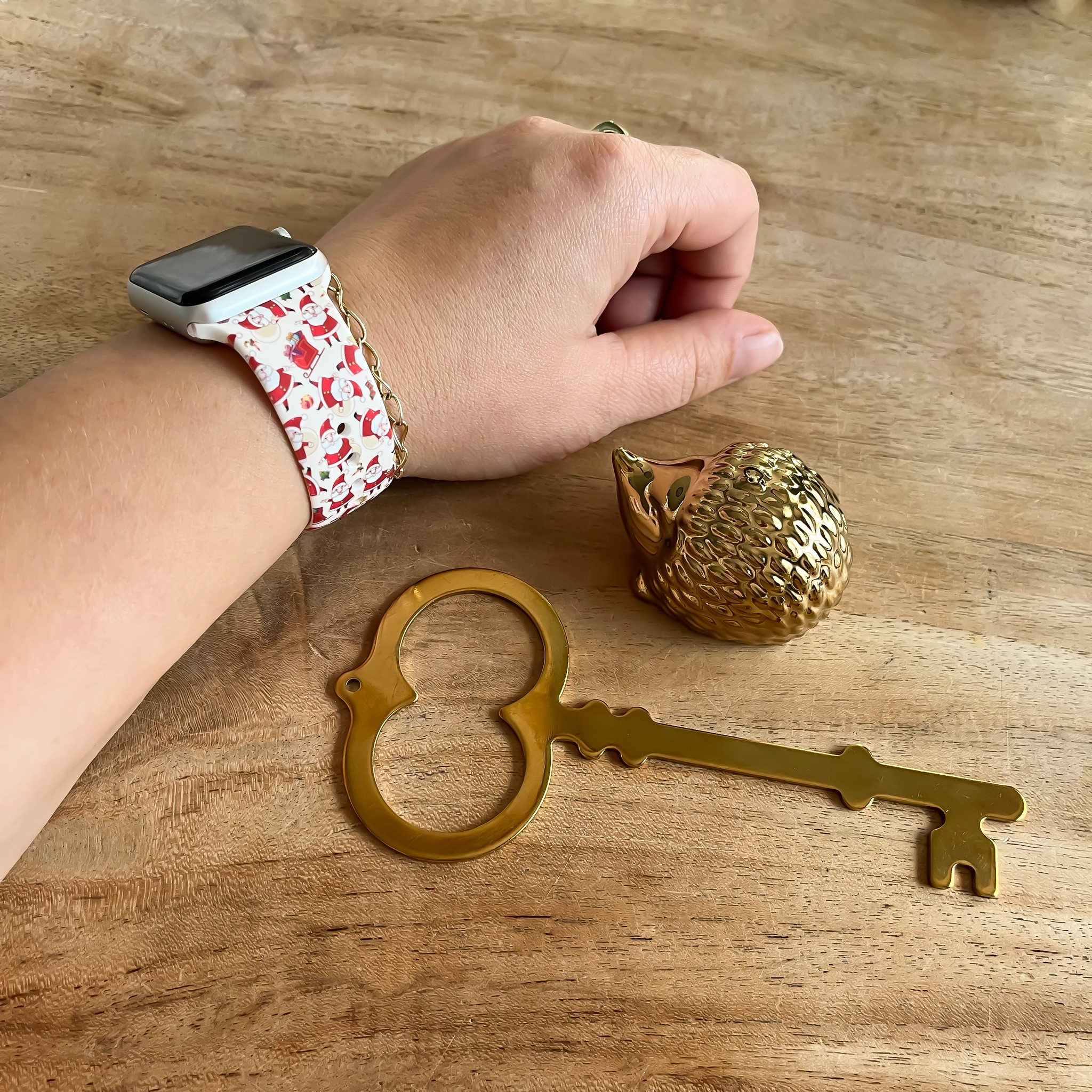 Bracelet sport imprimé Apple Watch - Père Noël rouge