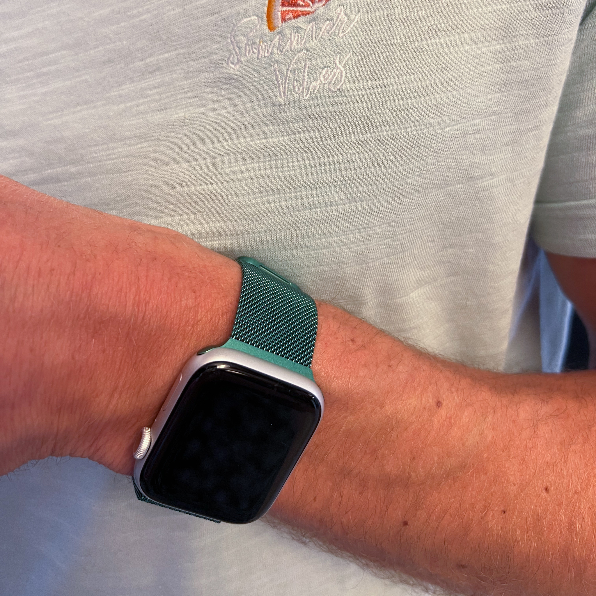 Bracelet milanais Apple Watch - vert foncé