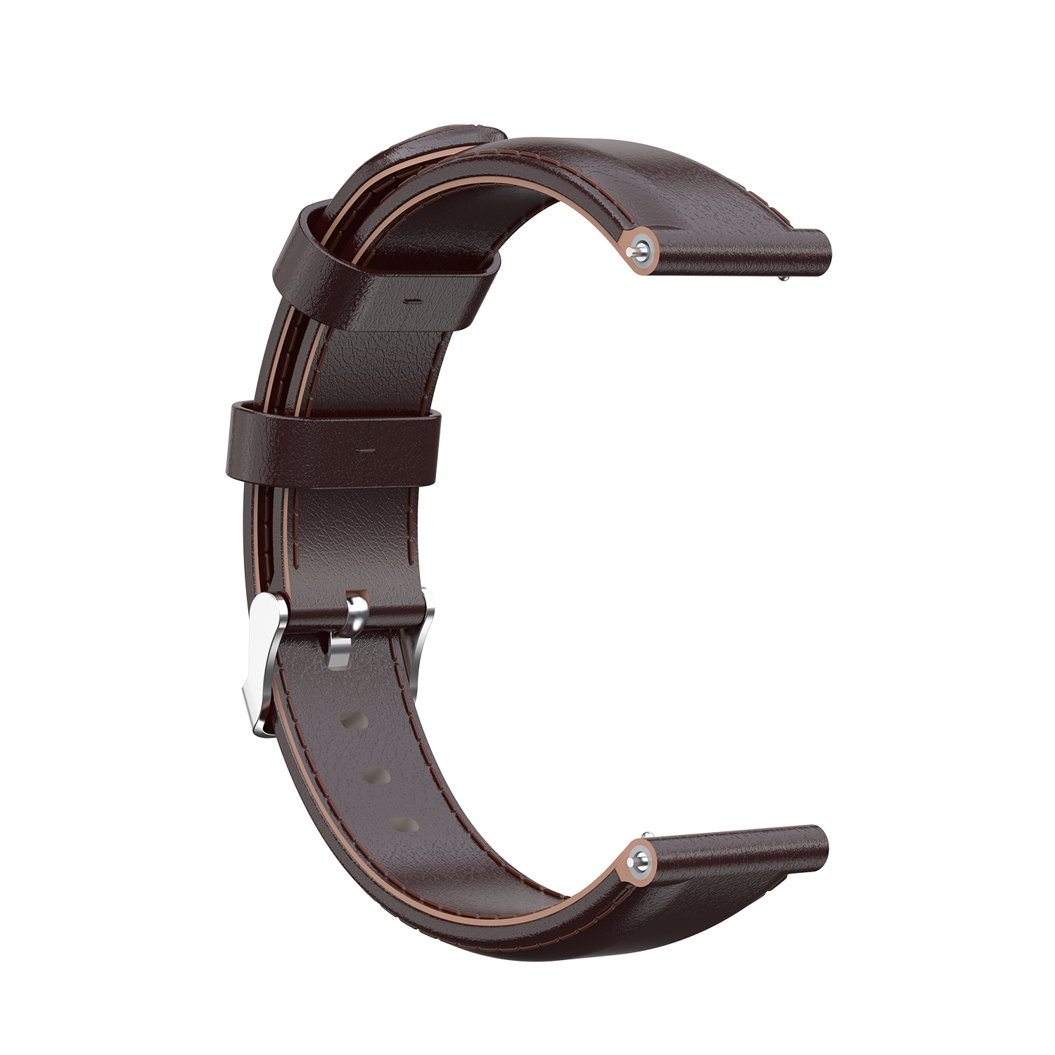 Bracelet en cuir Garmin Vivoactive / Vivomove - marron foncé