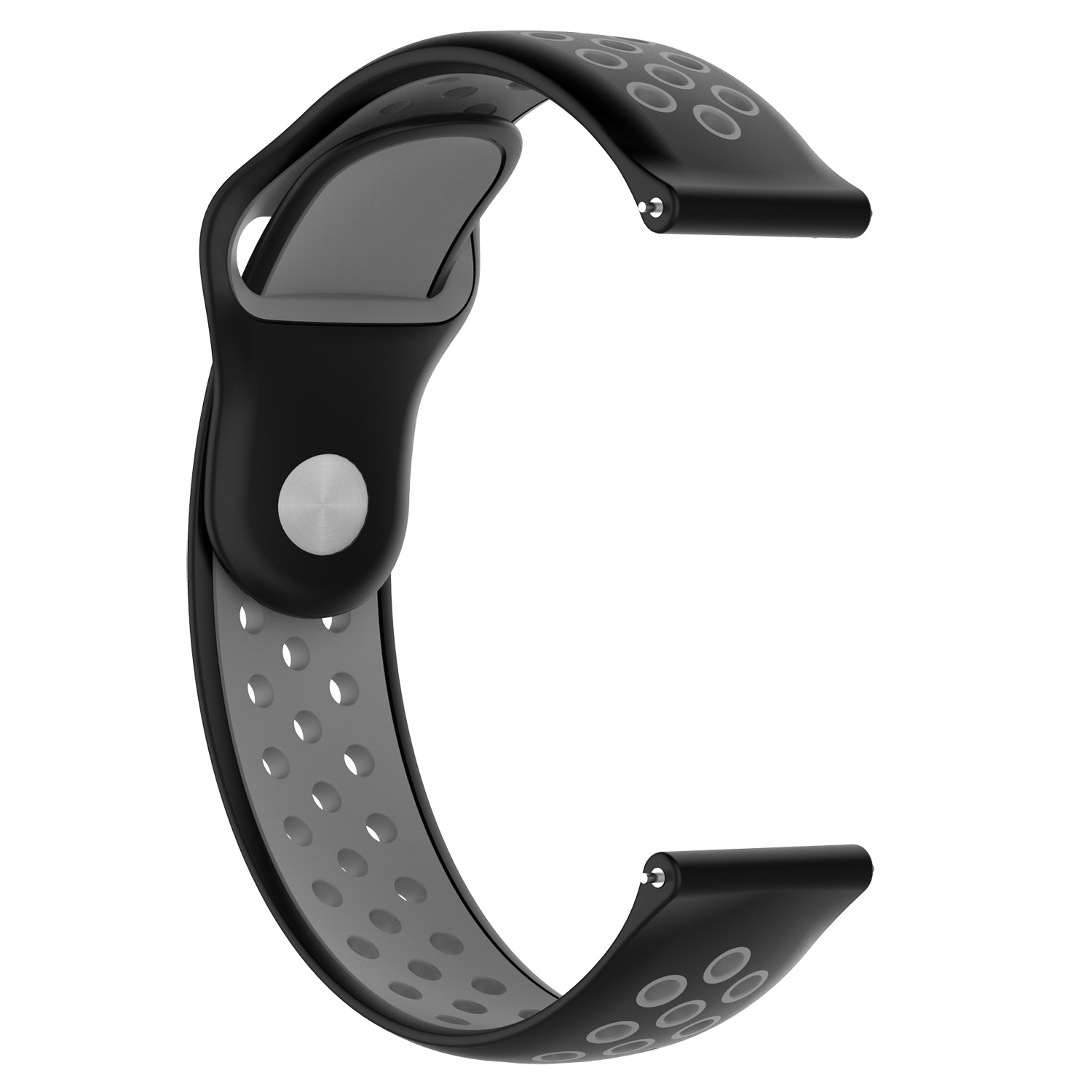 Bracelet sport double Huawei Watch GT - noir gris
