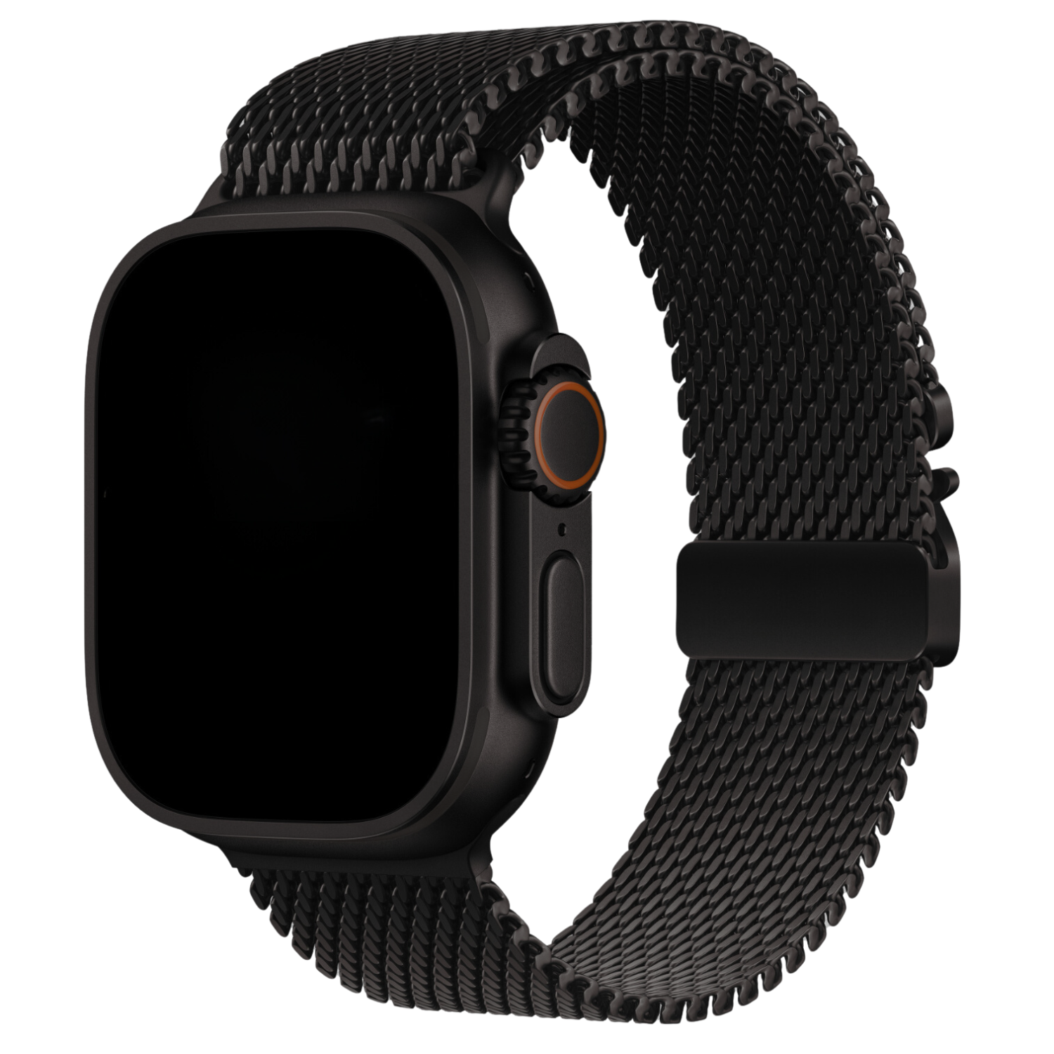 Bracelet à boucle Milanais Apple Watch - titane noir