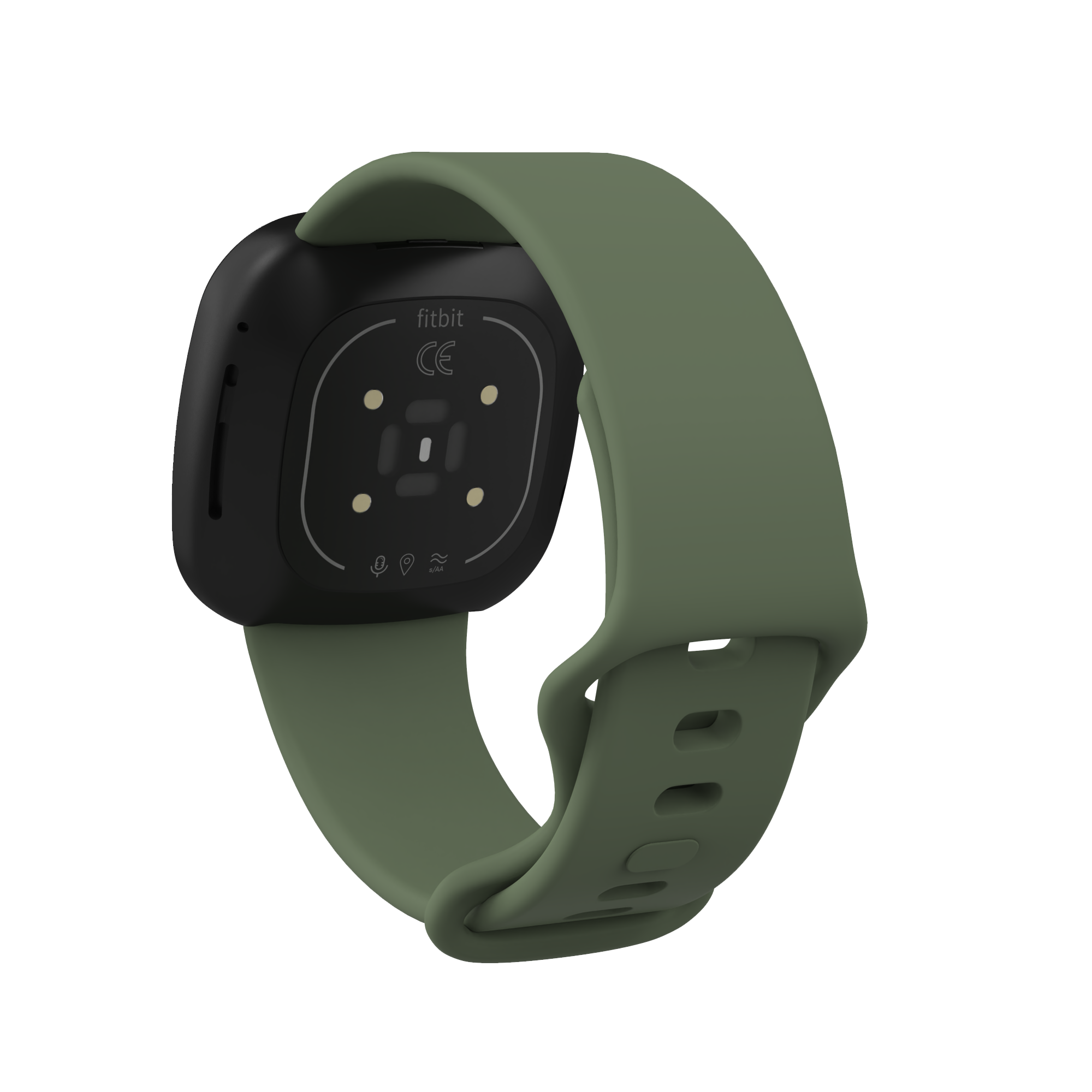 Bracelet sport Fitbit Versa 3 / Sense - vert