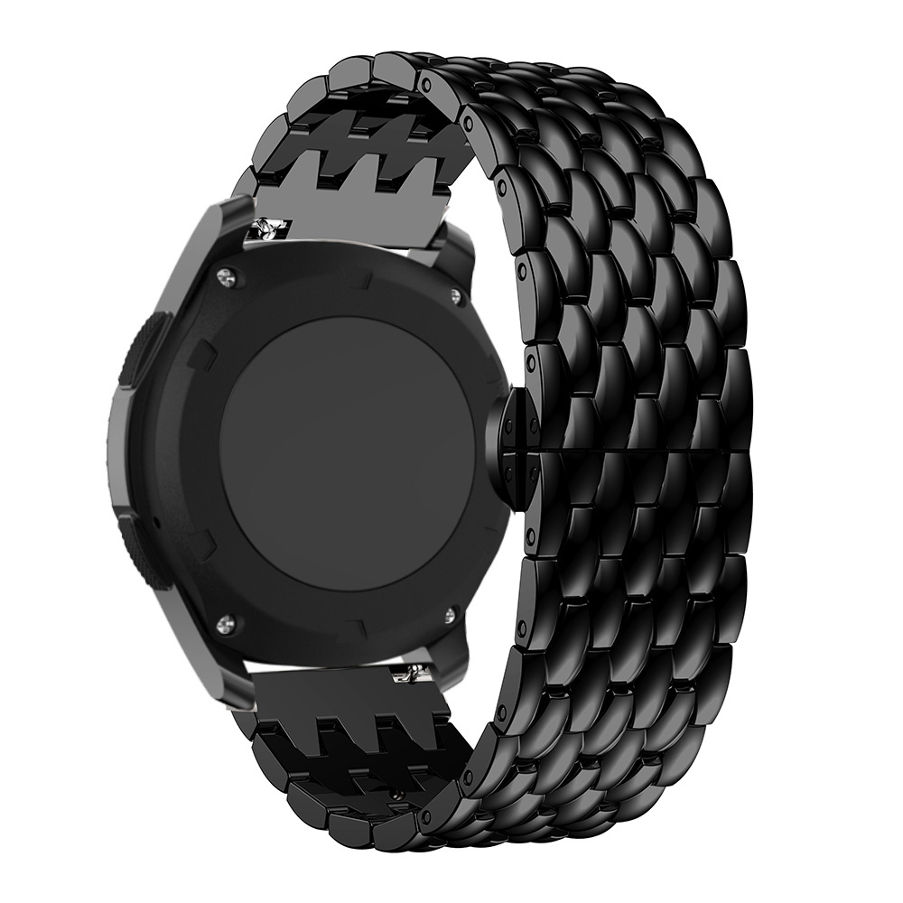 Bracelet acier dragon Huawei Watch GT - noir