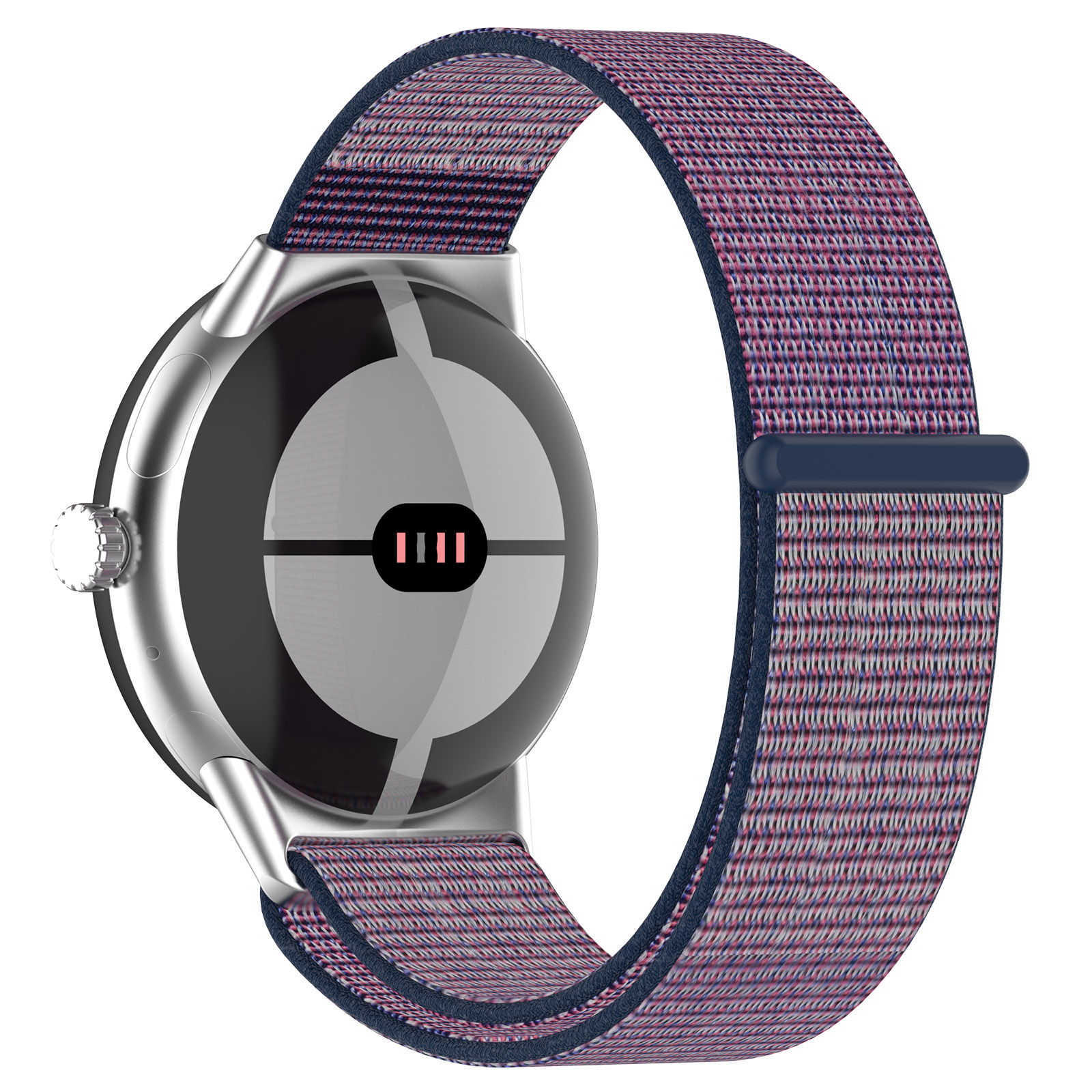 Bracelet boucle sport en nylon Google Pixel Watch - violet