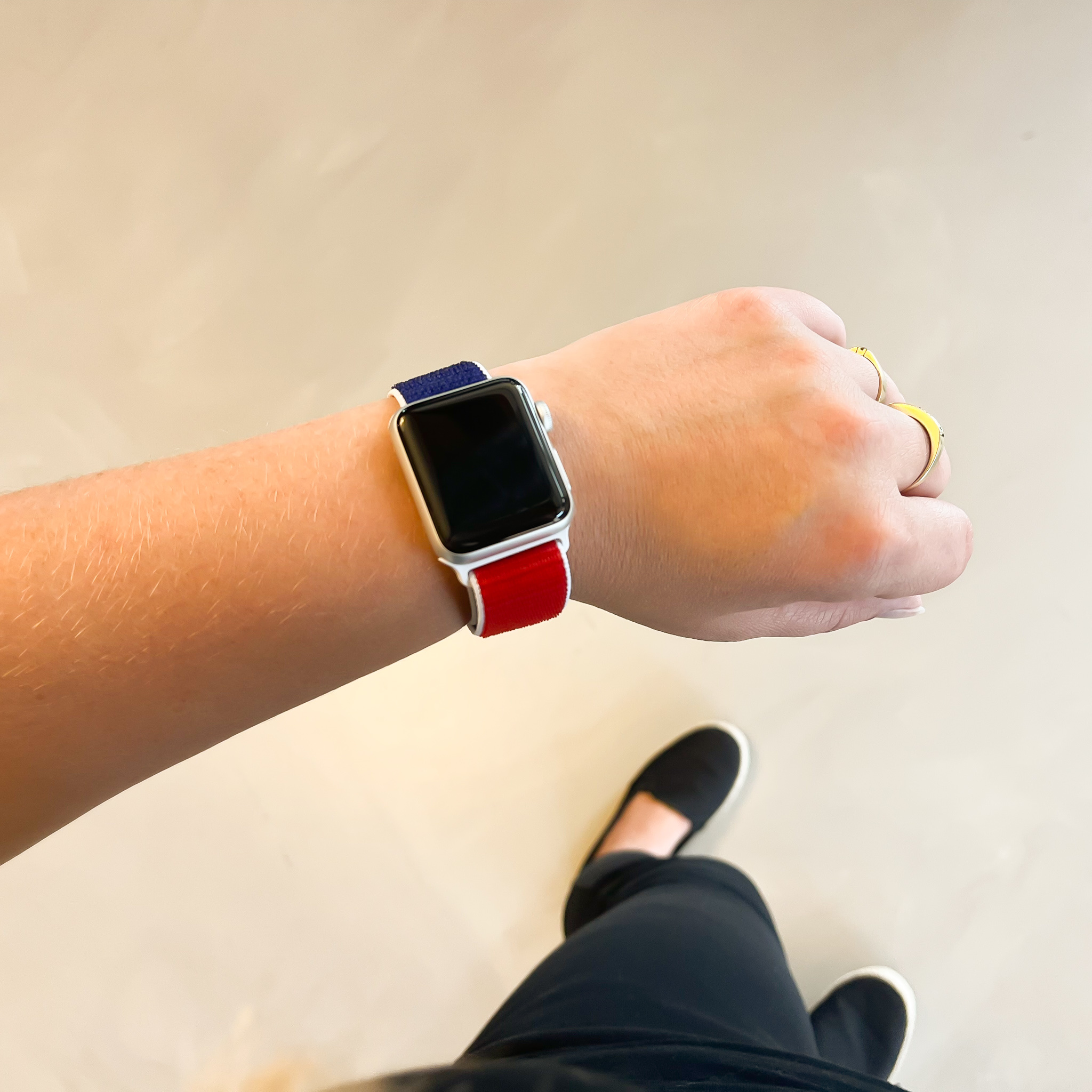 Bracelet boucle sport en nylon Apple Watch - Russie