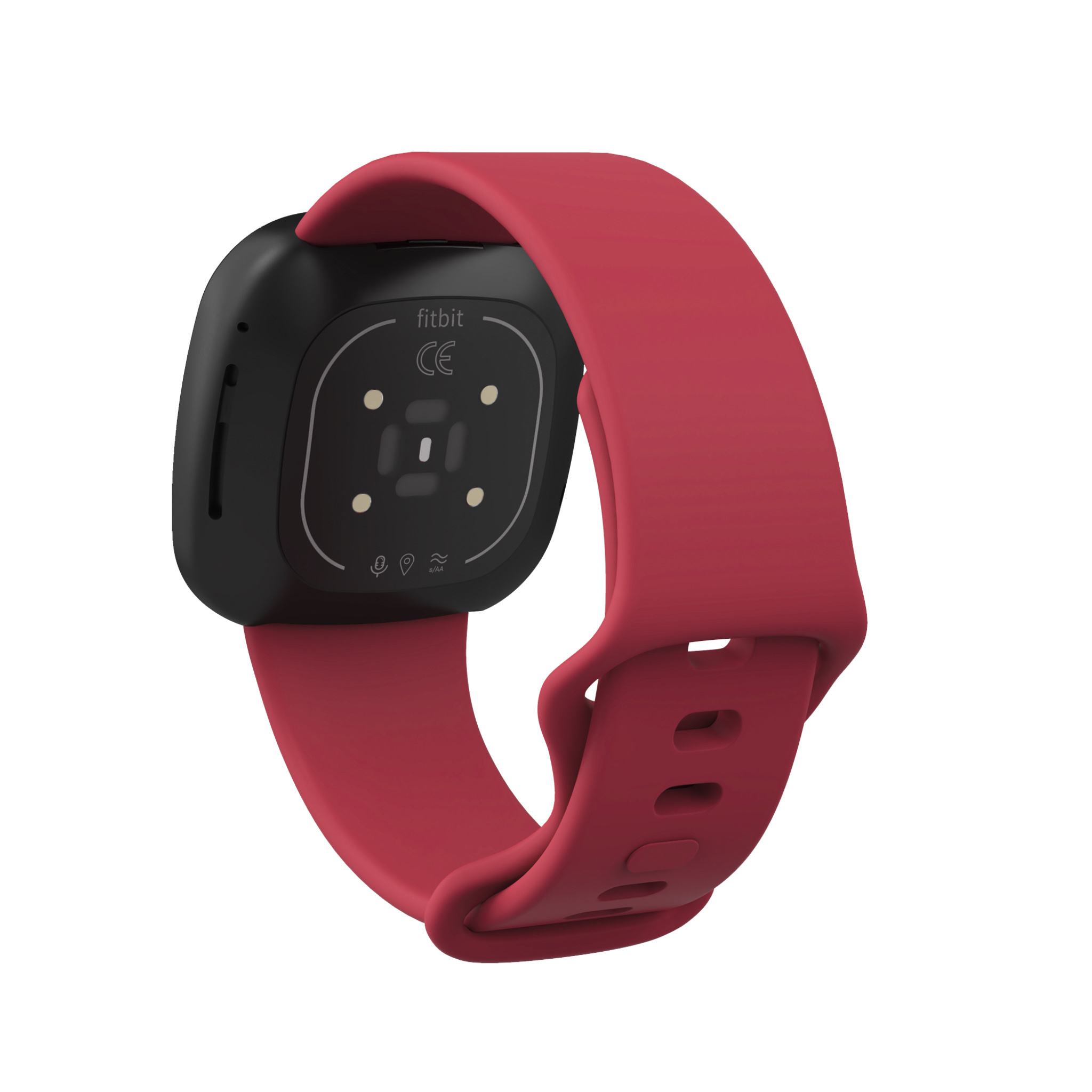Bracelet sport Fitbit Versa 3 / Sense - rouge foncé