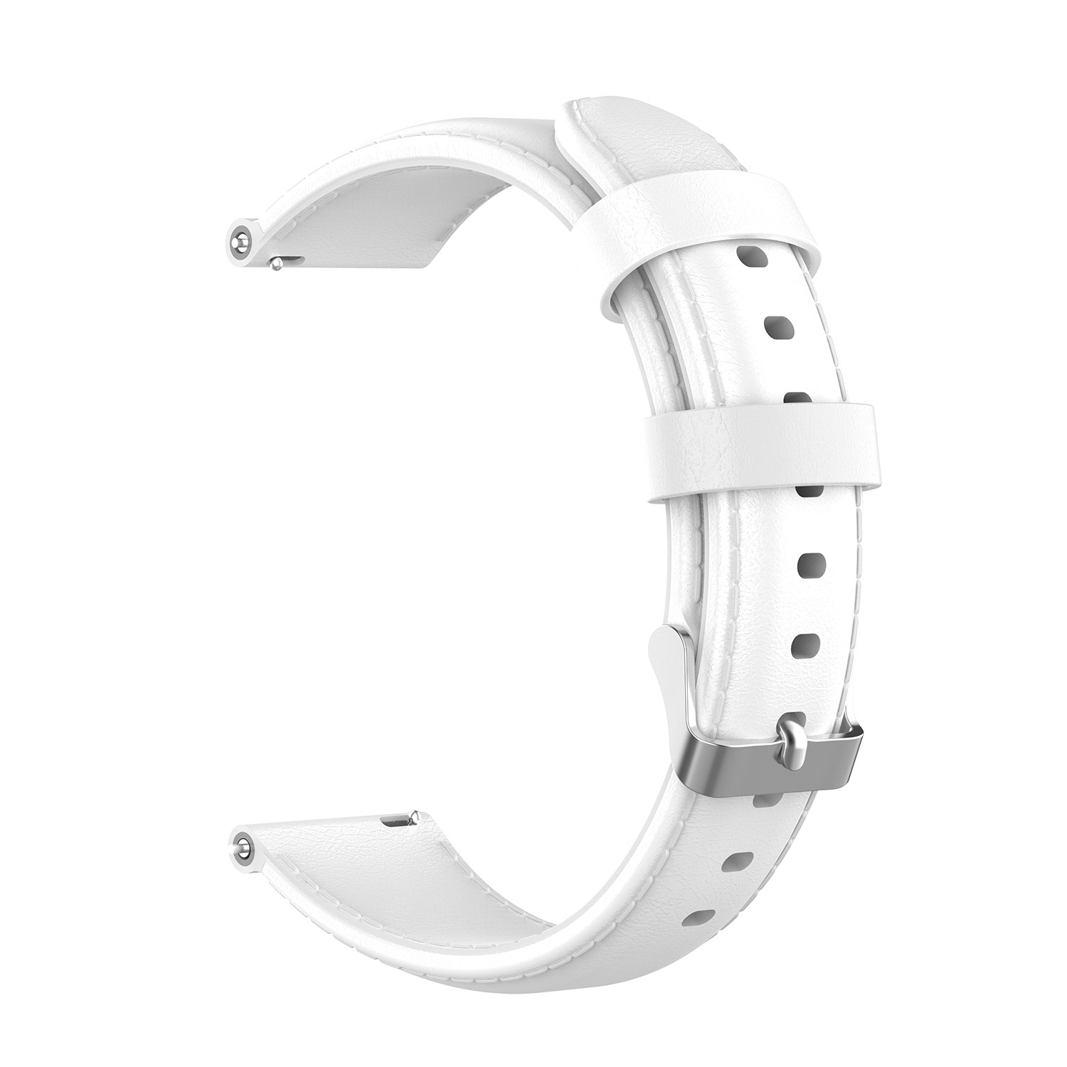 Bracelet en cuir Huawei Watch GT- blanc