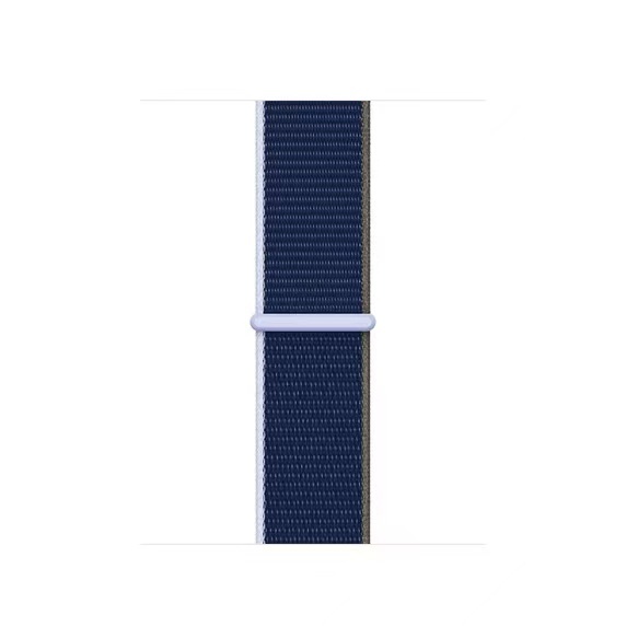 Bracelet boucle sport en nylon Apple Watch sportif - bleu marine