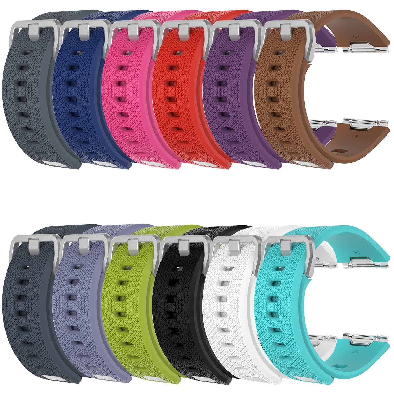 Bracelet sport Fitbit Ionic - gris clair