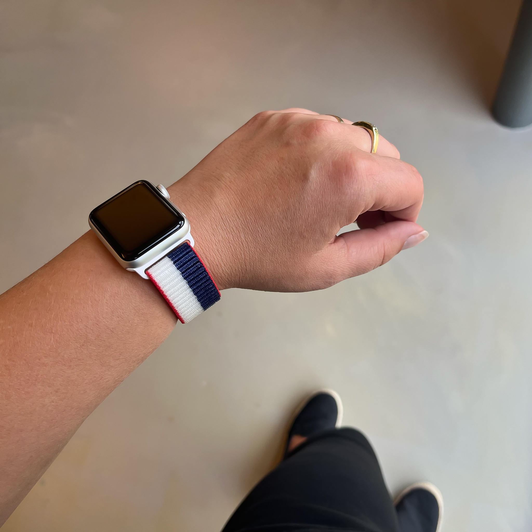 Bracelet boucle sport en nylon Apple Watch - États-Unis