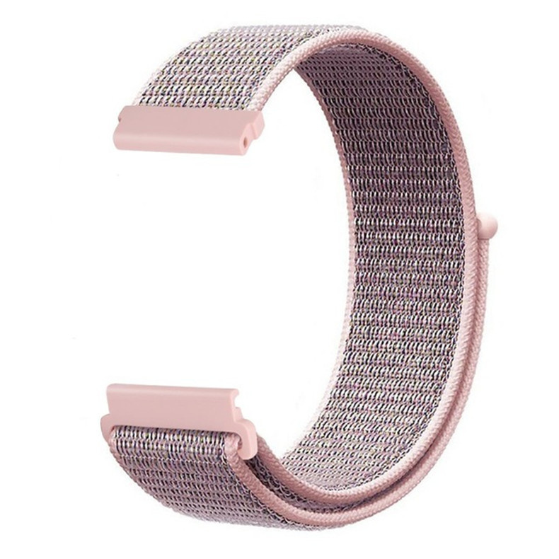 Bracelet boucle sport en nylon Garmin Vivoactive / Vivomove - sable rose