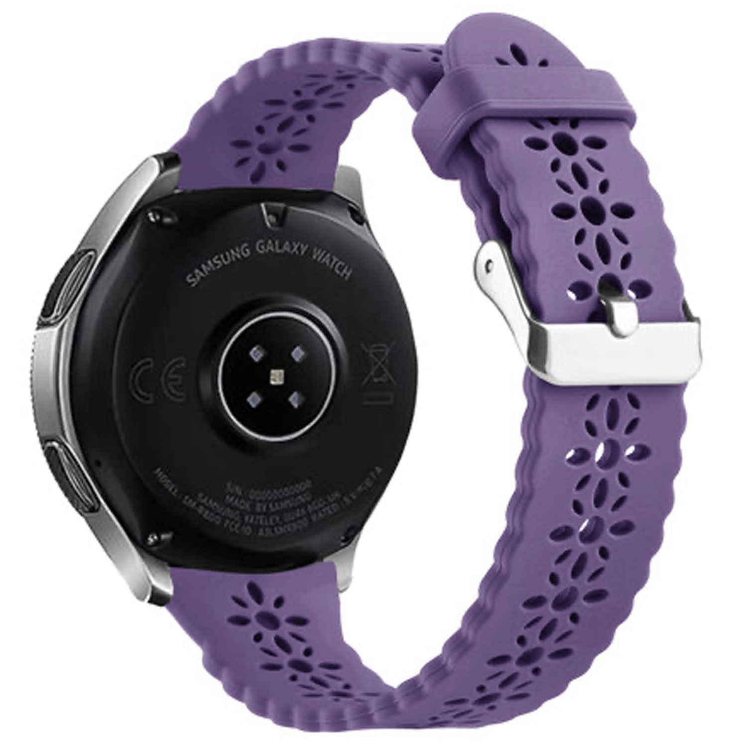 Bracelet de silicone brillante Samsung Galaxy Watch Ultra - violet