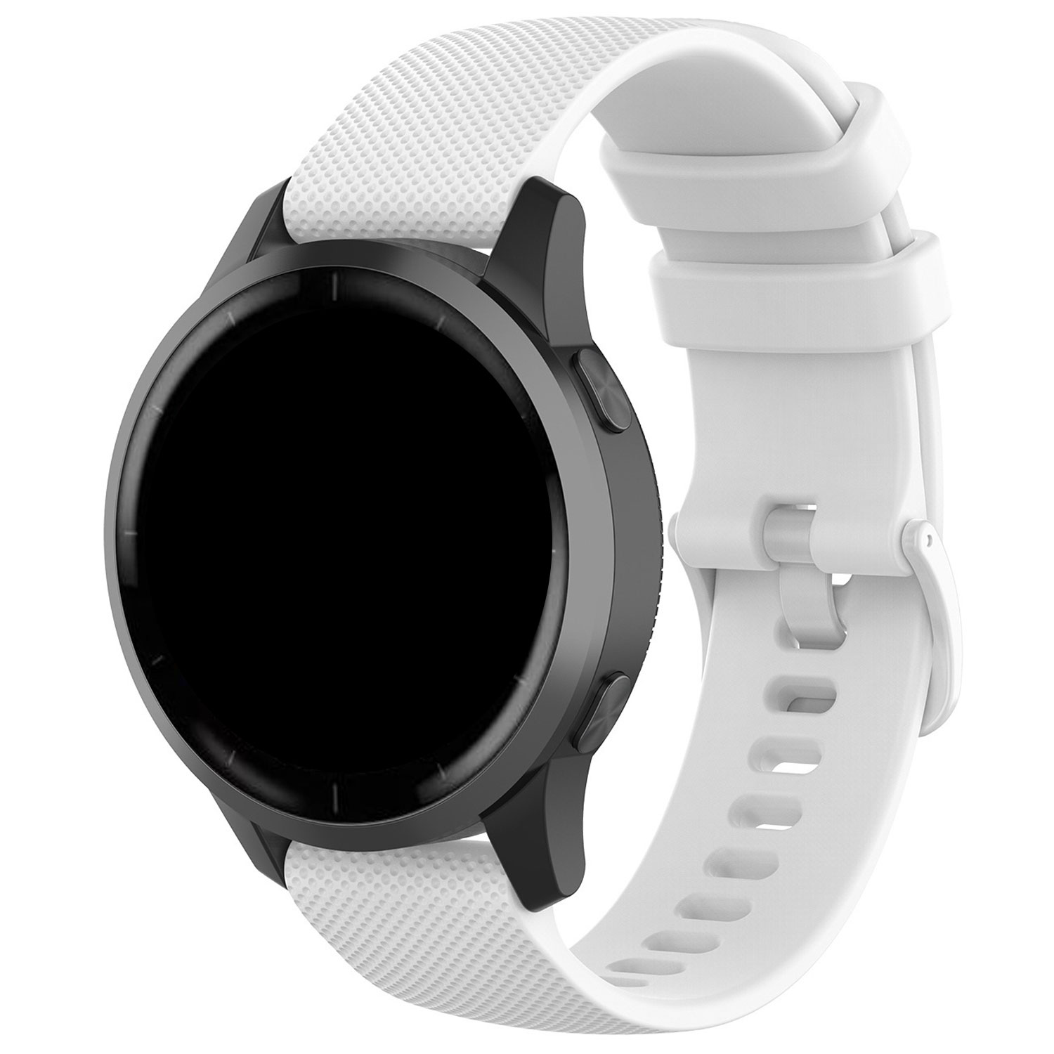 Bracelet silicone à boucle Samsung Galaxy Watch 5 Pro - blanc