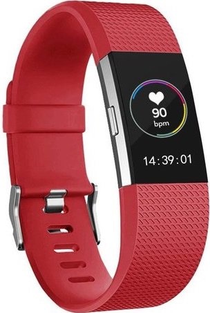 Bracelet sport Fitbit Charge 2 - rouge